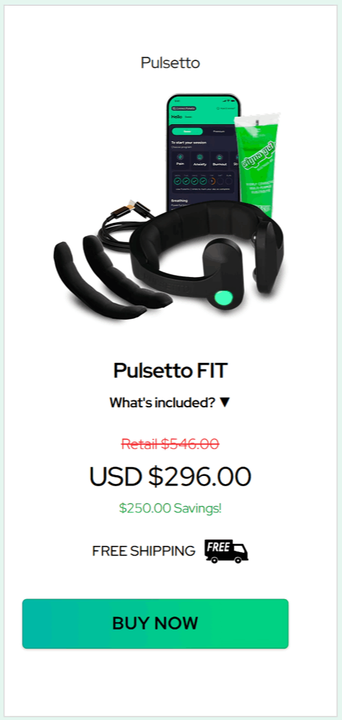 Pulsetto offer price 